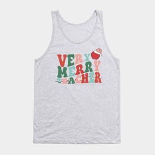 Very Merry Teacher Tank Top